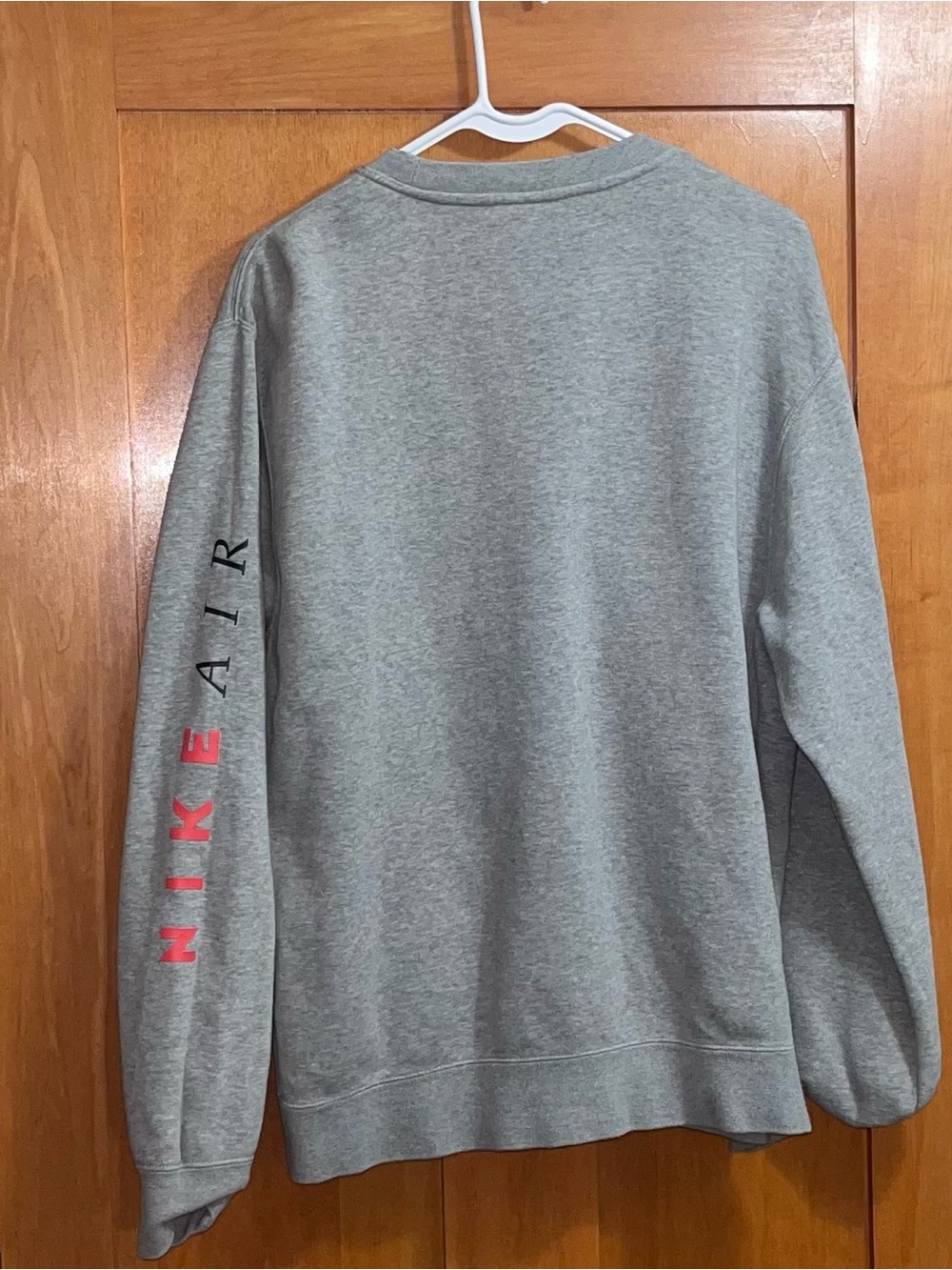 Nike Air Swoosh Retro Graphic Fleece Sweatshirt Gray DN5157-063 Mens Size Large - Picture 5 of 6